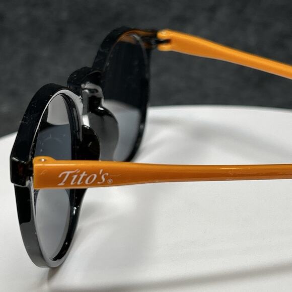 Tito's Handmade Vodka Adult Sunglasses w/ Stylish Pouch Round Promotional - Picture 6 of 7